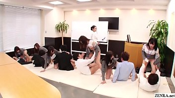 JAV Huge Group Sex Office Party In HD With Subtitles