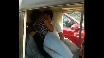 Indian Horny Bees Made Out In AutoRikshaw