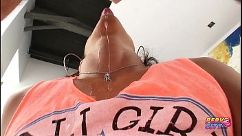 Brunette Gets Bent Over And Ass Fucked In Doggystyle