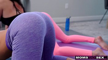 Yoga Step Mom Krissy Lynn Fucks Her Daughters BF And She Joins
