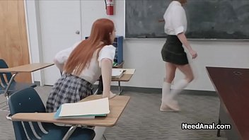 Kinky Coeds Getting Ass Fucked In Detention