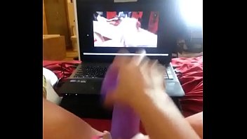 Solo Girl Playing With Herself While Watching Porn