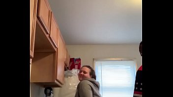 Thick Bbw Getting Fucked In The Kitchen