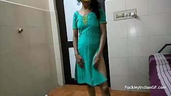 Petite Skinny Indian GF Dancing In Shalwar Suit Stripped Naked For Her Boyfriend