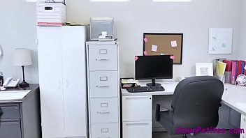 Theresome With Asian Sluts In Office