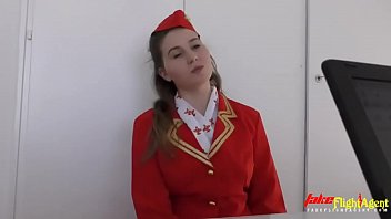 Beautiful Shy Air Hostess Interracial Sex In Uniform With Big Dick Black Pilot In Hotel Room