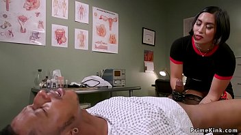Busty Brunette Asian Doctor Anal Fingers Black Male Patient And Makes Him Lick Her In Face Sitting