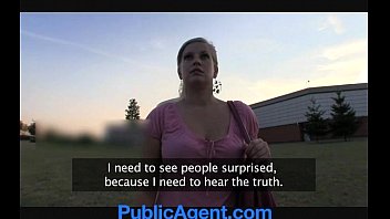 PublicAgent Natally Shows Me More Than Just Her Big Boobs Outdoors.