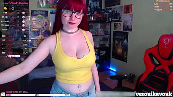 Hot Busty Streamer Shows Off Big Boobs And Fingering Hairy Pussy In Front Of Cam For Her Followers