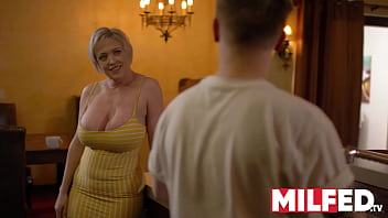 Mother In Law Seduces Him With Her HUGE Natural Tits (Dee Williams) — MILFED