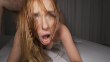 SHE DIDN'T EXPECT THIS   Redhead College Babe DESTROYED By Big Cock Muscular Bull   HOLLY MOLLY