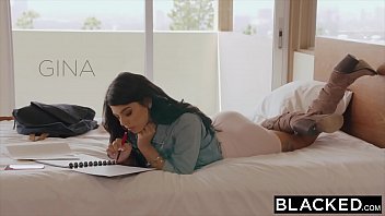 BLACKED Home Alone Sexy Teen Latina Hooks Up With BBC