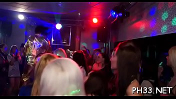 Plenty Of Oral From Blondes And Massing Group Sex At Night Club