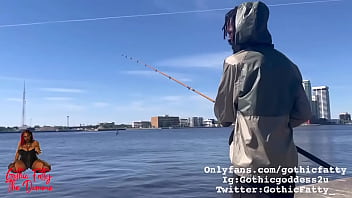 Ebony BBW WhoreFucks Fisherman