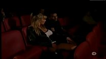 STEPHANIE LAHAY AND BLONDE WOMAN GROUP SEX IN THE CINEMA