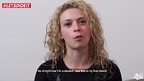 Amateur Babe Gets Rough Sex On Her First Porn Casting   LETSDOEIT.COM