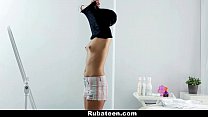 RubATeen   Petite Asian Receives An X Rated Massage