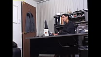 MILF With Big Boobs Getting Her Pussy Licked And Drilled From Behind In The Office
