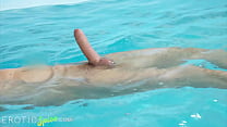 DEVIANTE   Busty Latina MILF Lifeguard Gets Wet To Save A Big Cock