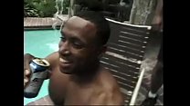 Hardcore Fuck Session With A Group Of Horny Black Guys And Girls By The Pool