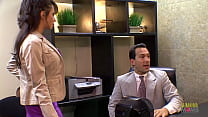 Office Work Gets Stressful And The Milf Gets Cheered Up By Having Passionate Group Sex