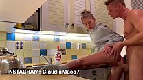 Fucking In The Kitchen And Creampie