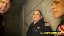 OUTDOORS Hardcore Interracial Sex With TWO HORNY Cops